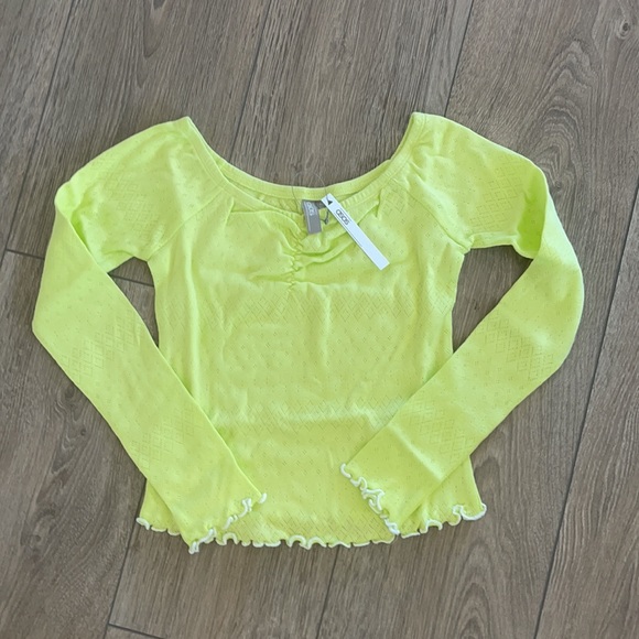 Barsot top in neon pointelle size 2 & 6 - Picture 4 of 4